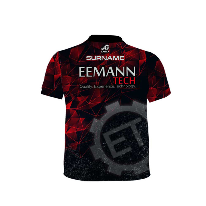 Camiseta Eemann Tech Casual  ROJA