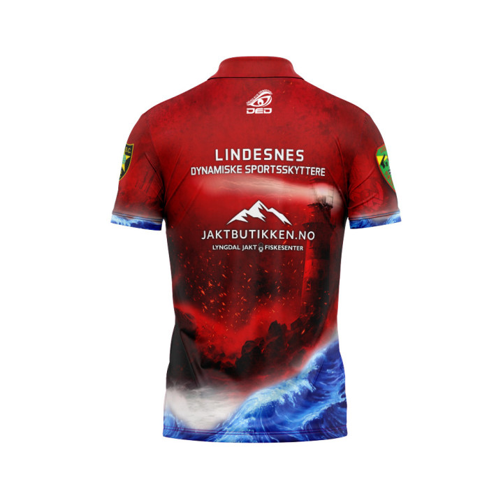 DED Lindesnes Pistolklubb Red TShirt