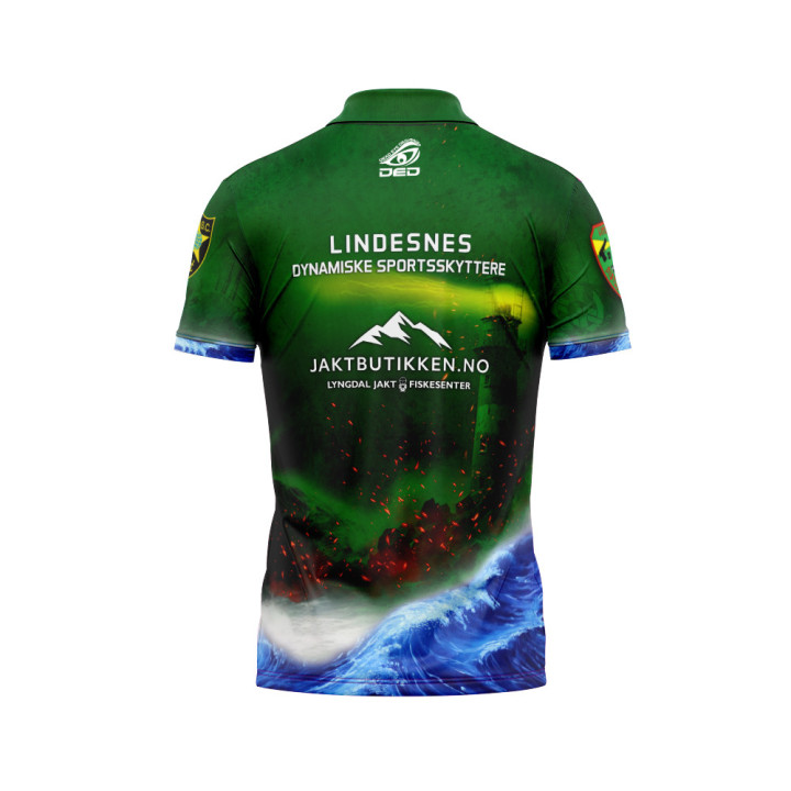 Camiseta DED Lindesnes Pistolklubb Verde