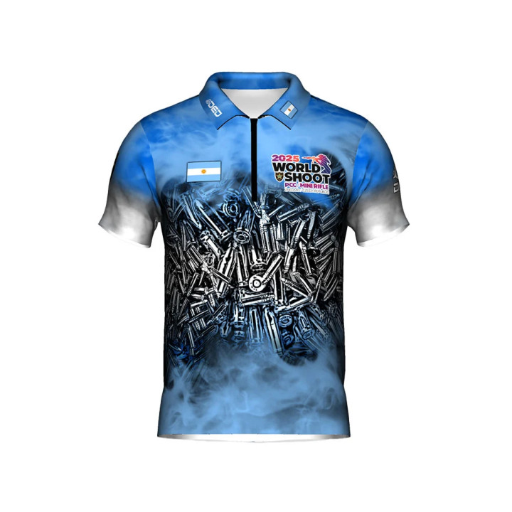 Tshirt oficial DED Argentina PCCMR Worldshoot 2025