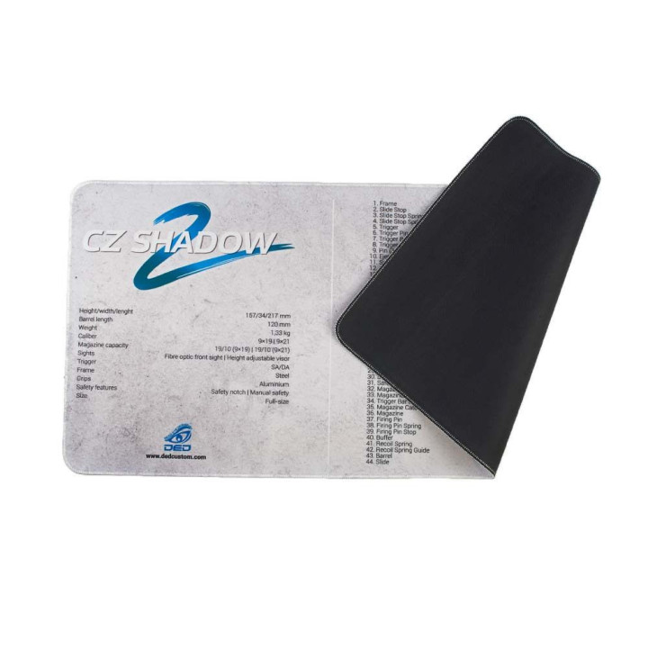 DED Rubber Mat CZ Shadow 2 Grey