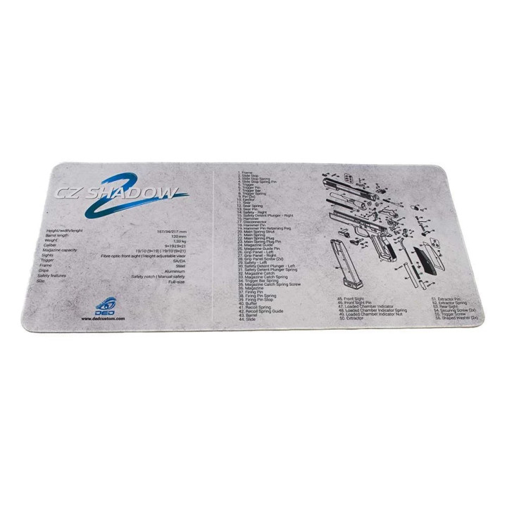 DED Alfombrilla de Goma CZ Shadow 2 Gris