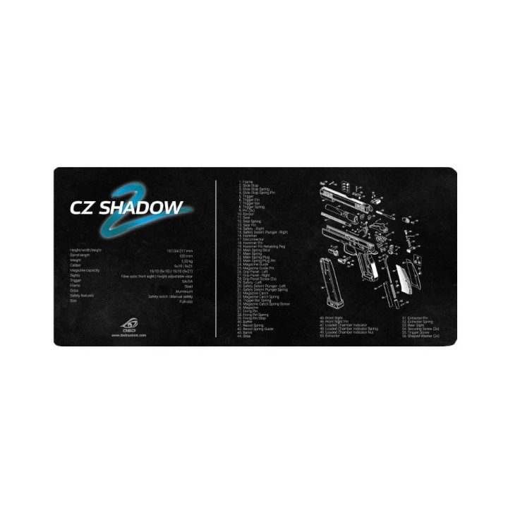 DED Alfombrilla de Goma CZ Shadow 2