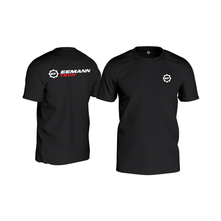 Eemann Tech Lifestyle TShirt  Black
