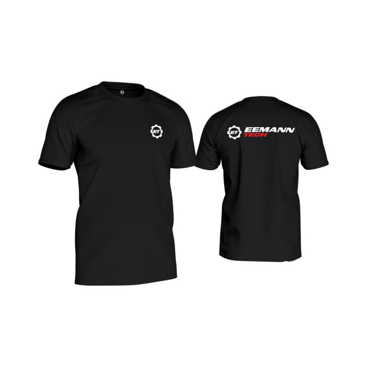 Eemann Tech Lifestyle TShirt  Black