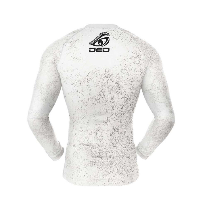 Camiseta de Compresión de Manga Larga DED Competición  Blanca