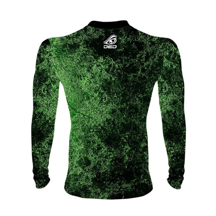 Camisola de Compressão de Manga Comprida de Competição DED  Verde