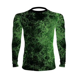 Camiseta de Compresión de Manga Larga de Competición DED  Verde