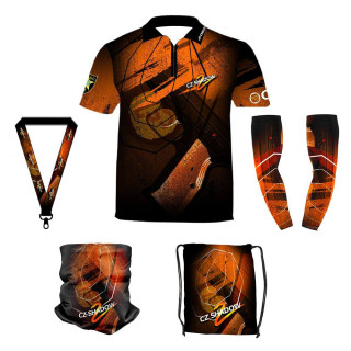 DED Conjunto de Roupa Desportiva CZ Shadow 2 Orange Theme