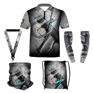 DED Ensemble de vêtements de sport CZ Shadow 2 Gray Theme