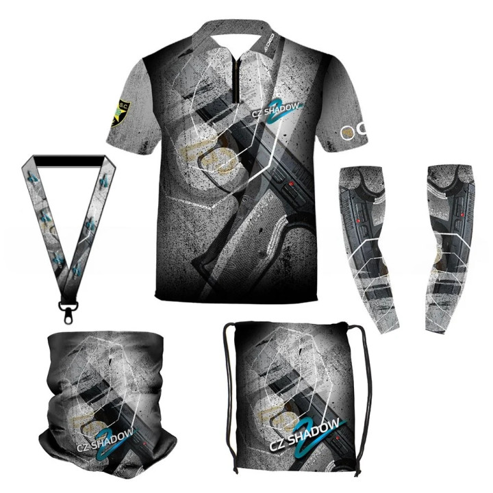 Conjunto de Ropa Deportiva DED  CZ Shadow 2 Tema Gris 
