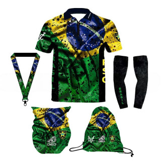 DED Ensemble de vêtements de sport IPSC Brasil Theme