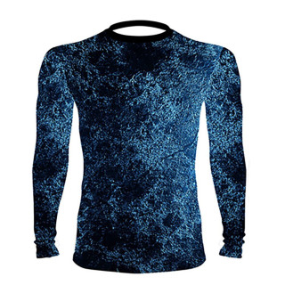 DED Competition Long Sleeve Compression TShirt  Blue