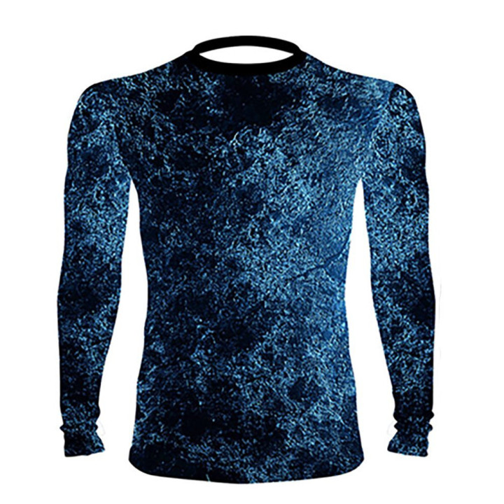 DED Competition Long Sleeve Compression TShirt  Blue