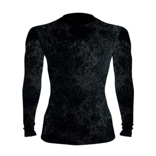 Camiseta de Compresión de Manga Larga DED Competición  Negro