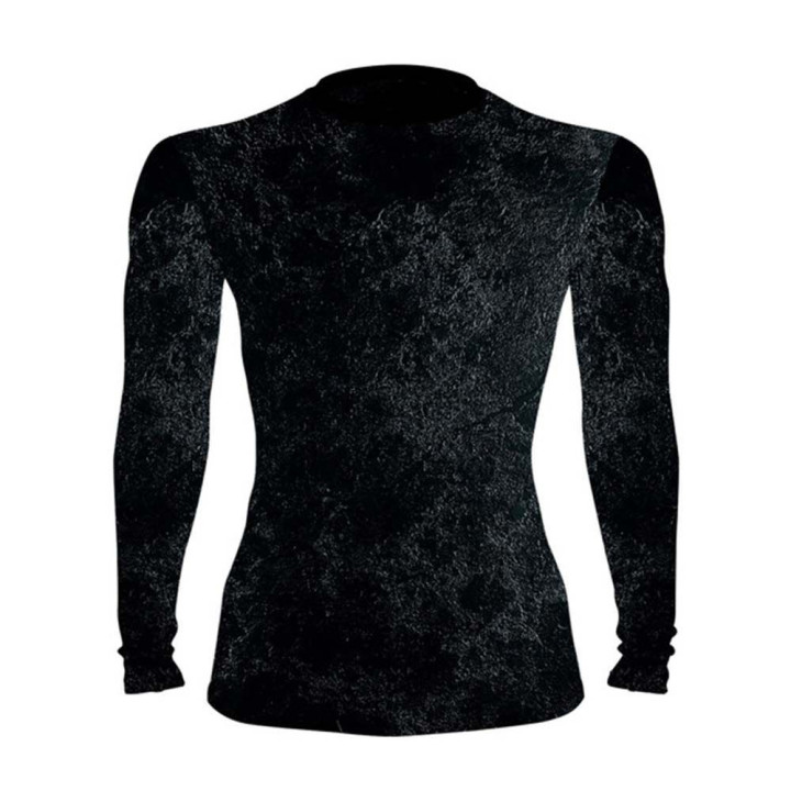 Camiseta de Compresión de Manga Larga DED Competición  Negro