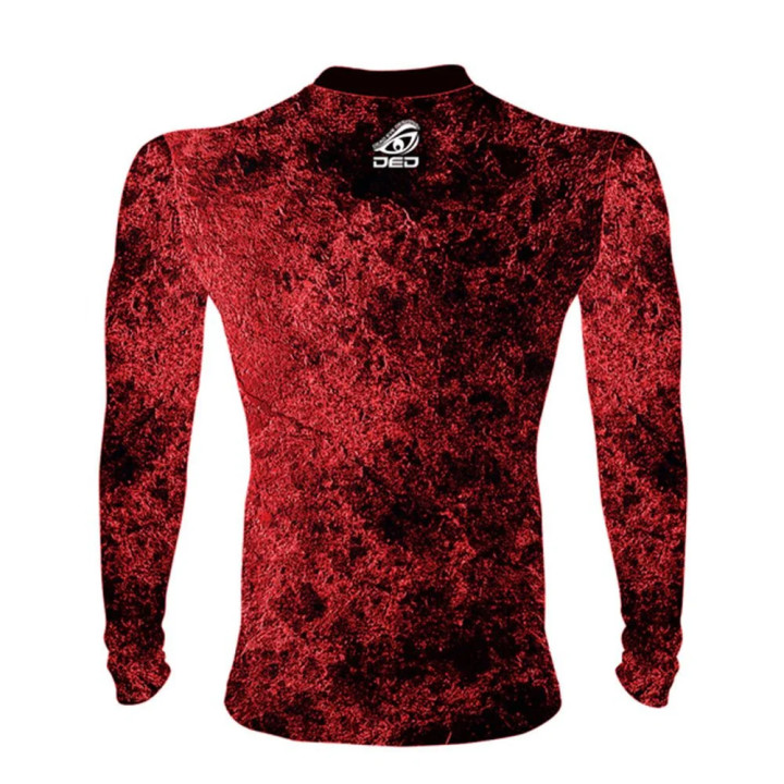 Camiseta de Compresión de Manga Larga DED Competition  Roja