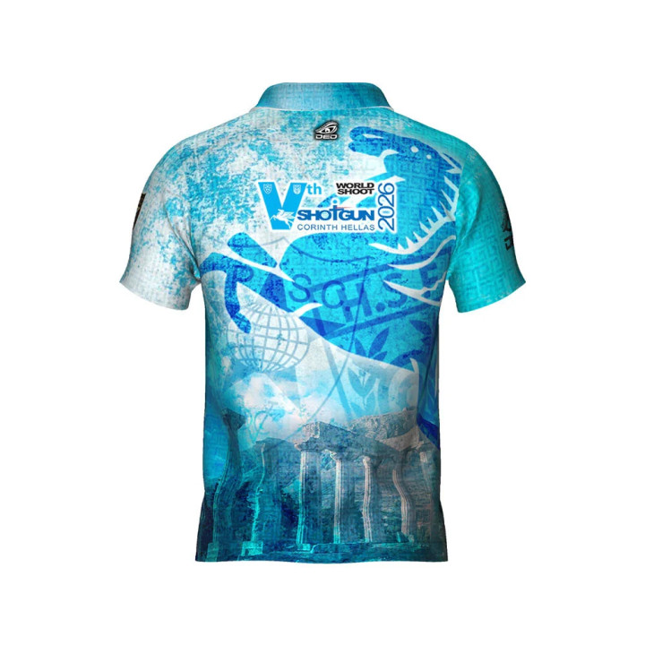 DED SWC2026 IPSC Tshirt Casual do Campeonato Mundial de Shotgun
