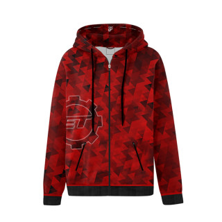 DED Eemann Tech Hoodie de Competição  Vermelho