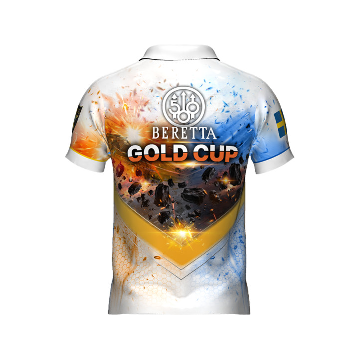 Camiseta Blanca DED Beretta Gold Cup Sweden