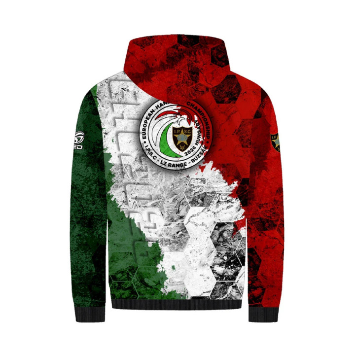 DED EHC2026 Sweat à Capuche de Compétition du Championnat dEurope IPSC Pistolet
