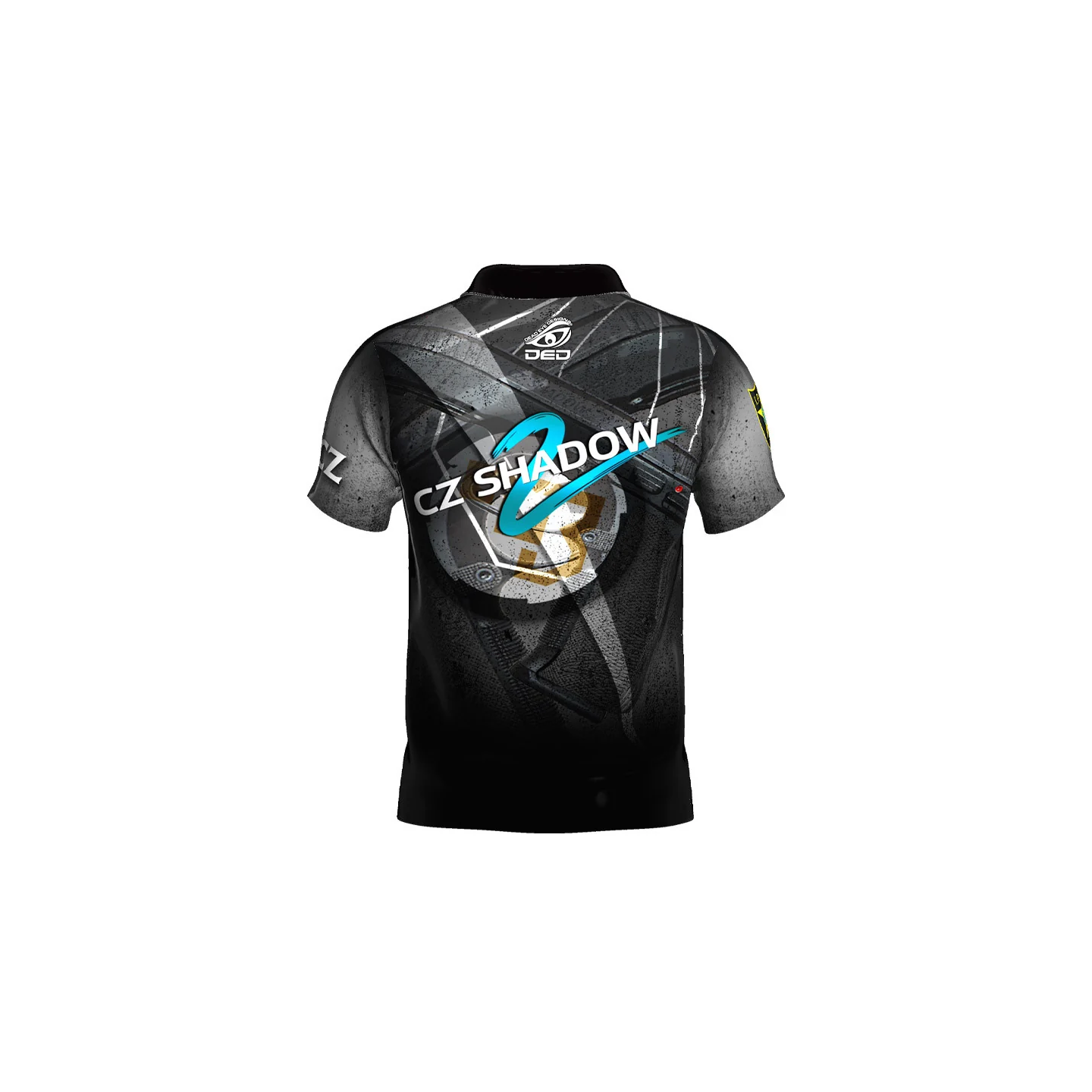 Shadow 2 Black T-Shirt by DED CZ | DEDCustom.com