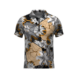 DED T-Shirt noir Bullet Floral IPSC Target