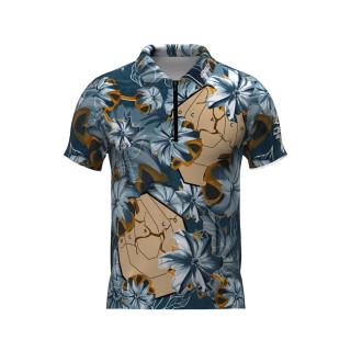 DED Blue Bullet Floral IPSC Target T-Shirt