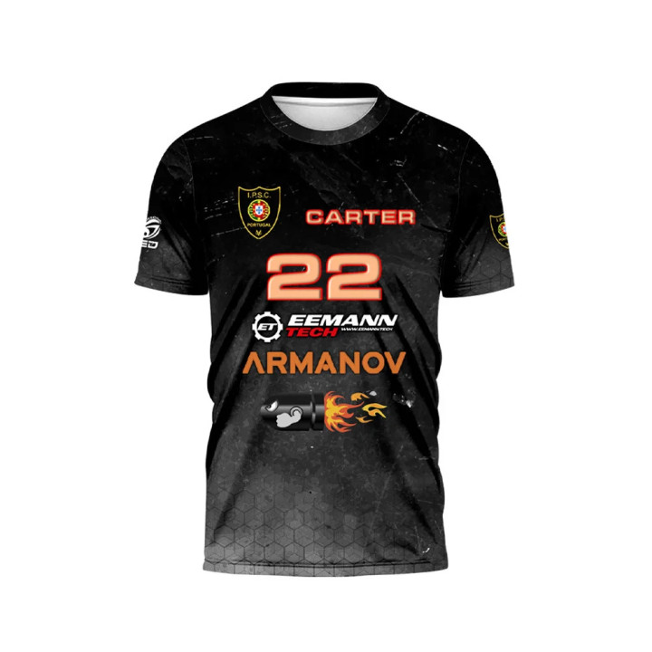 T-shirt Personalizada DED Dominic Carter / Preto