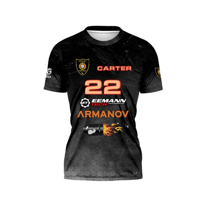 Tshirt Personnalisé DED Dominic Carter  Noir