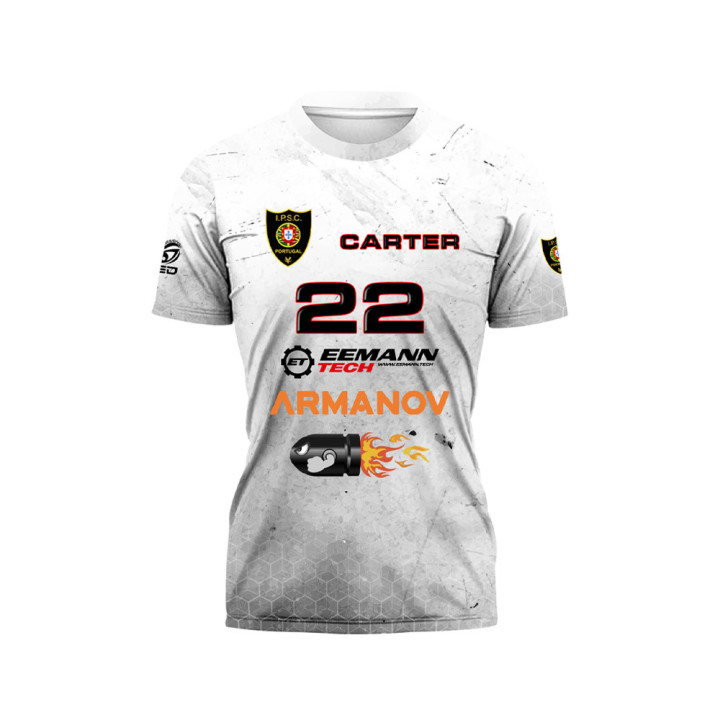 Camiseta Personalizada DED Dominic Carter / Blanco