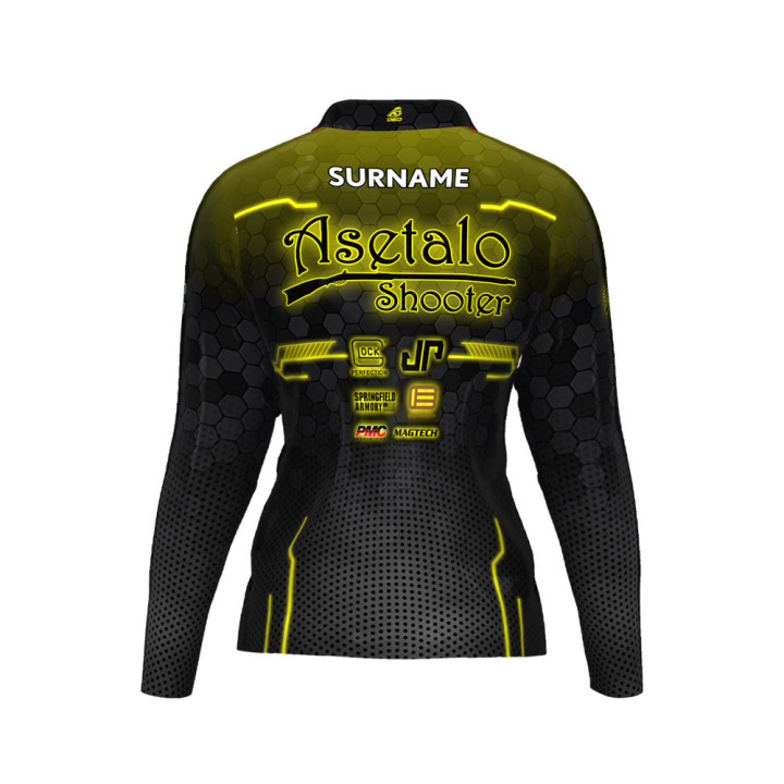 DED Asetalo Shooters Custom Long Sleeve Polo Shirt