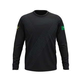 DED Faisal Alshmese Custom Design Long Sleeve Jersey / Black