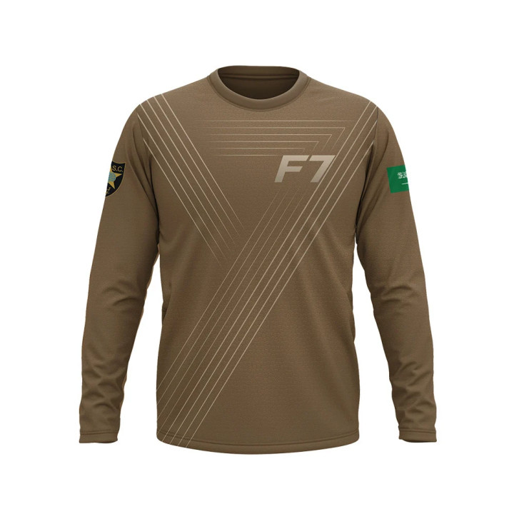 DED Maillot à Manches Longues Design Personnalisé Faisal Alshmese / FDE