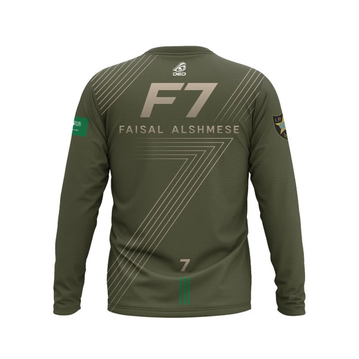 DED Camisola de Manga Comprida com Design Personalizado Faisal Alshmese / OD