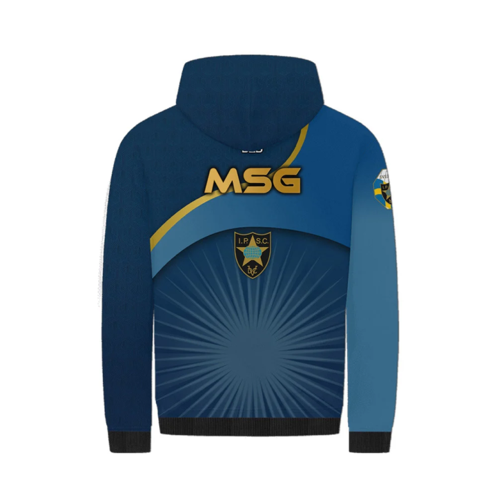 Moletom com Capuz com Zíper DED MSG Azul