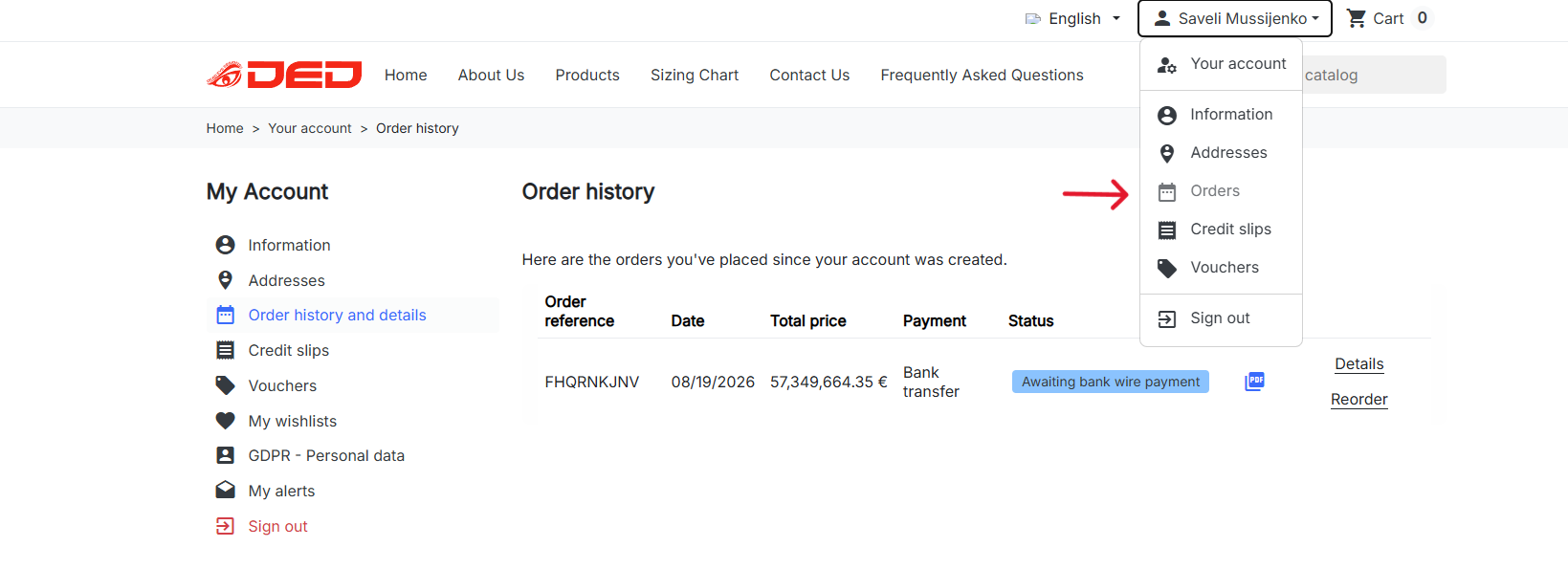 orderhistory