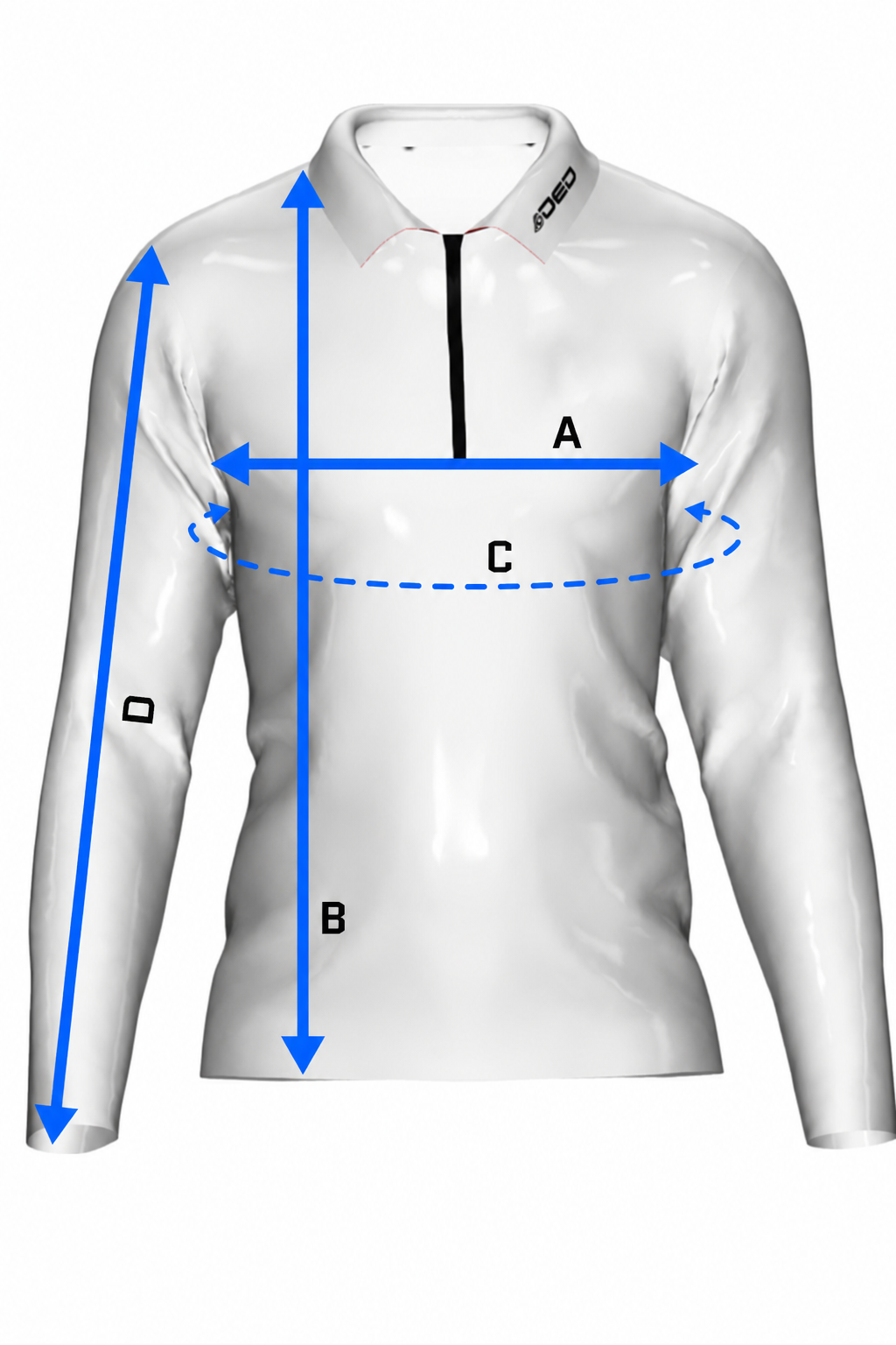 Polo Shirt Long Sleeve Size Guide